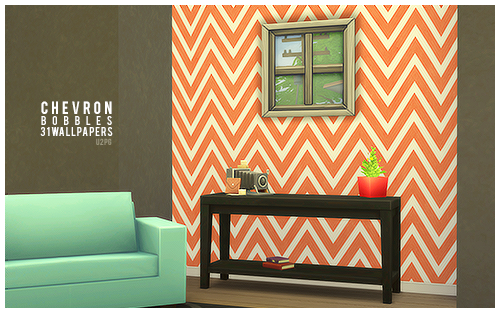The Sims Resource  Raphaelle  Mural wallpaper with animal forest