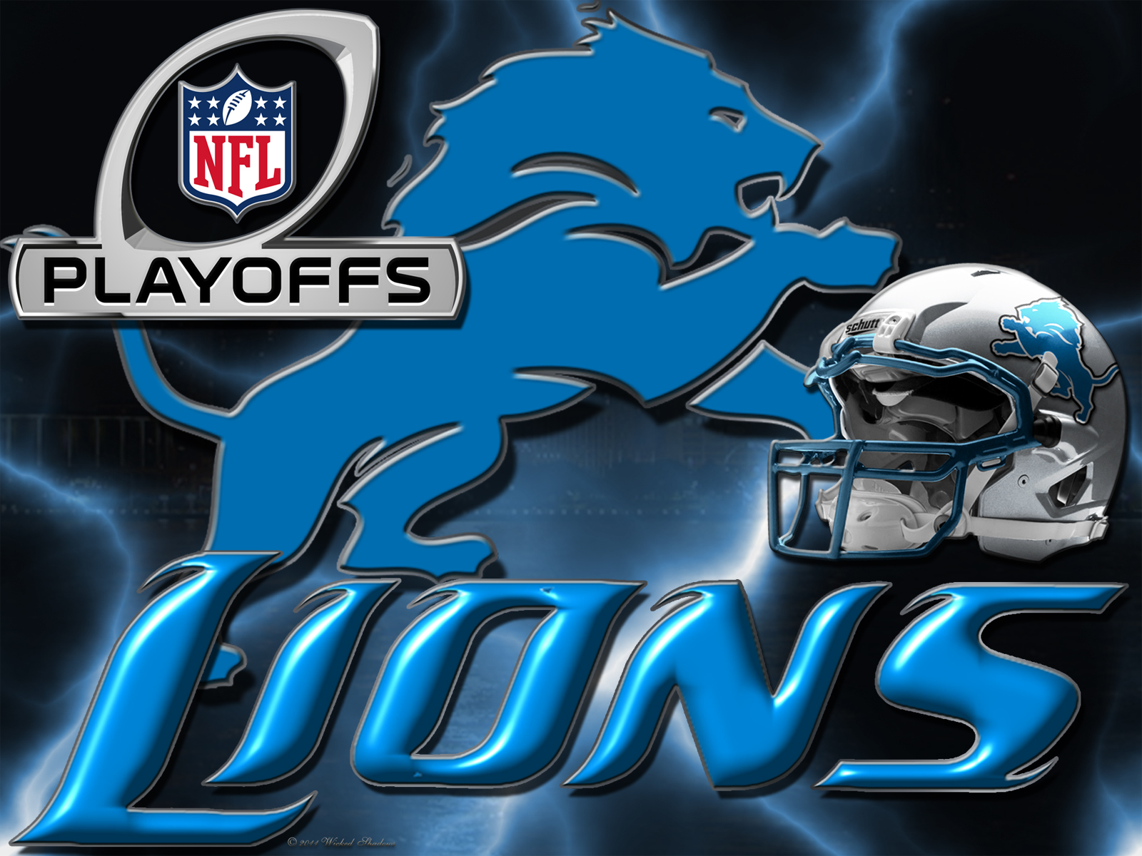 Wallpapers By Wicked Shadows Detroit Lions 2012 Playoffs Wallpaper