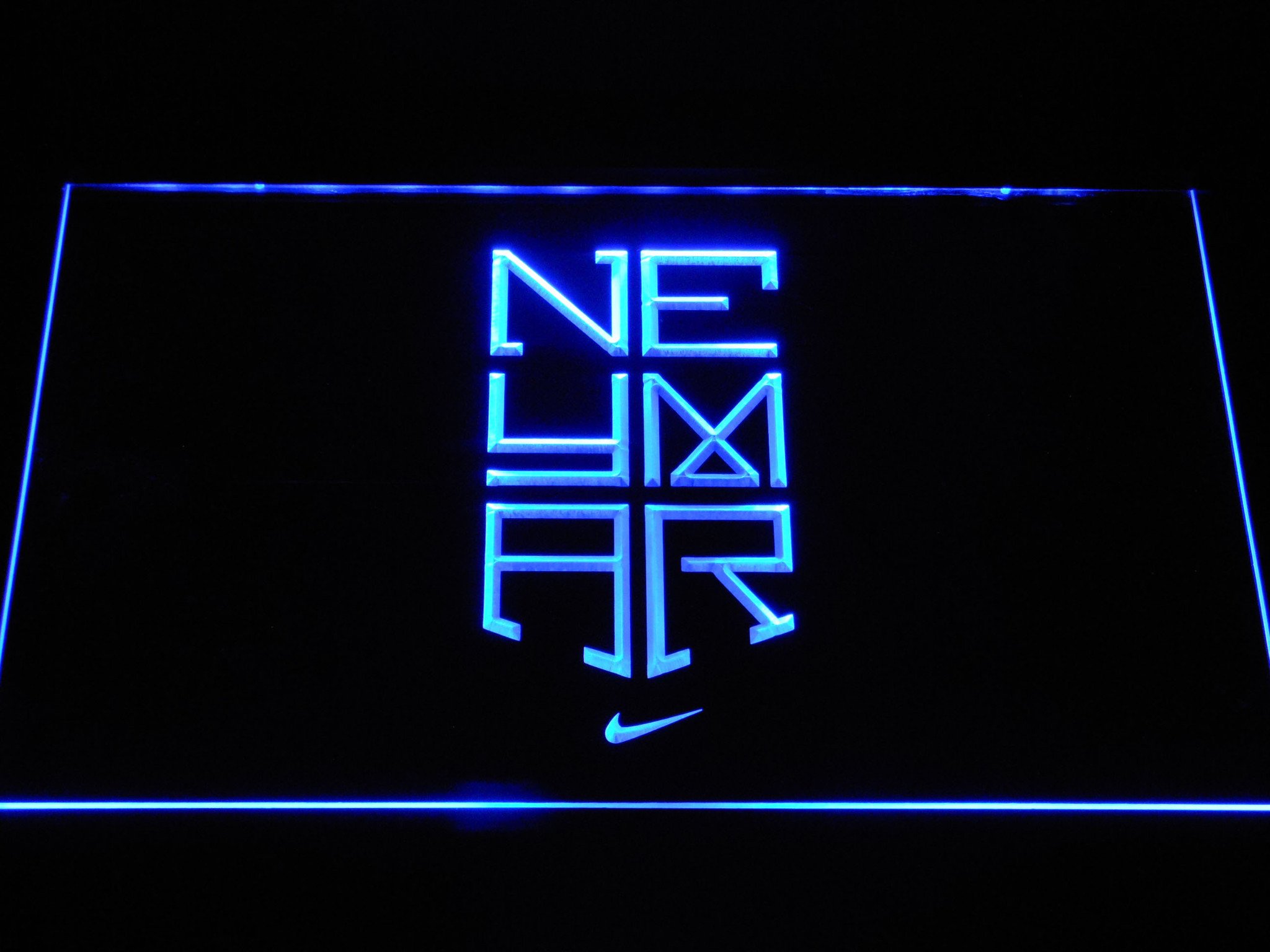 Fc Barcelona Neymar Logo Led Neon Sign Safespecial