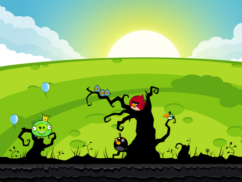 Free to Download Angry Birds Wallpapers and Make Your Desktop Shake