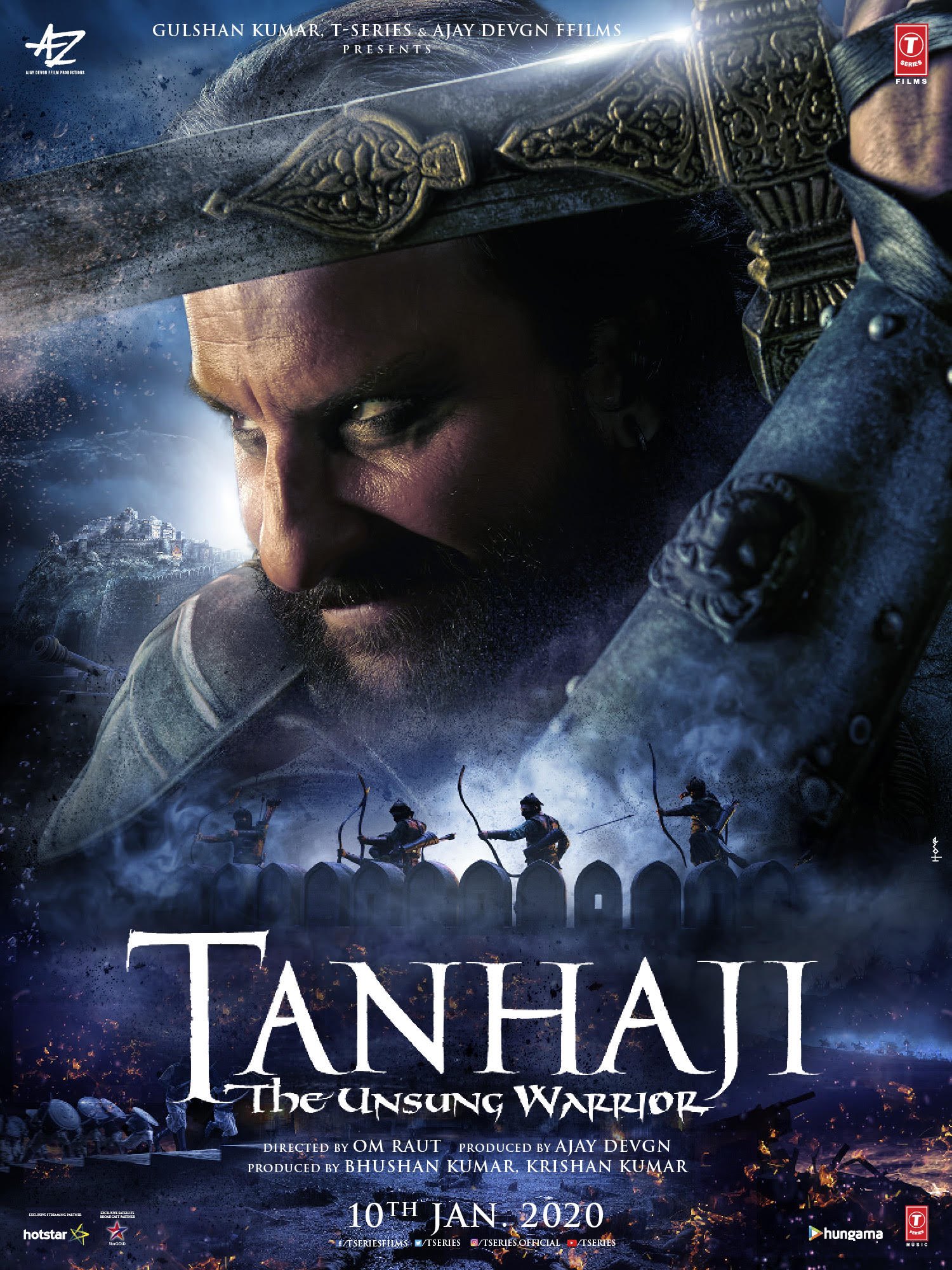 Tanhaji The Unsung Warrior Movie HD Poster Wallpaper First Look