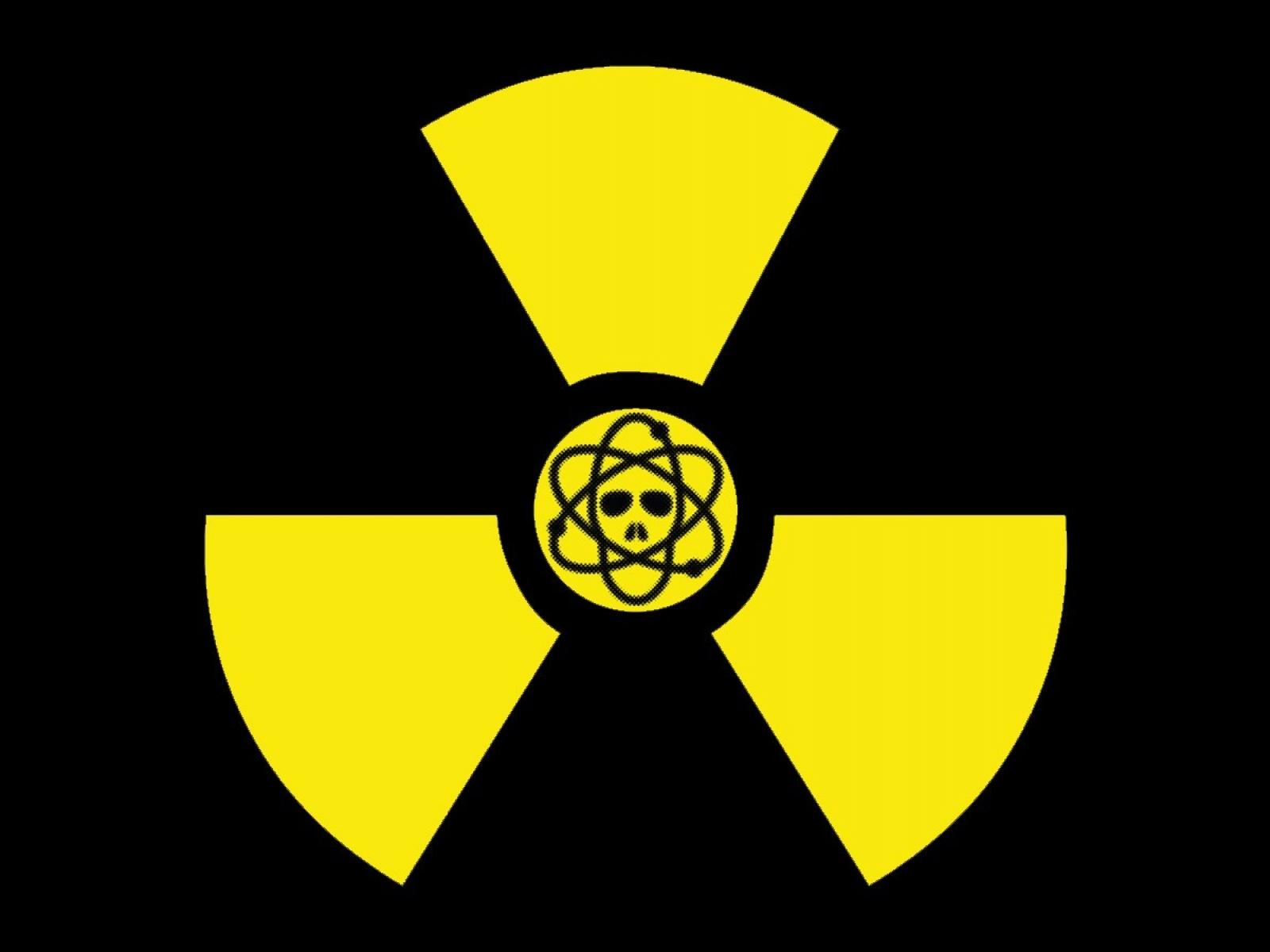 Yellow Symbol Radioactive Radiation Simple Wallpaper