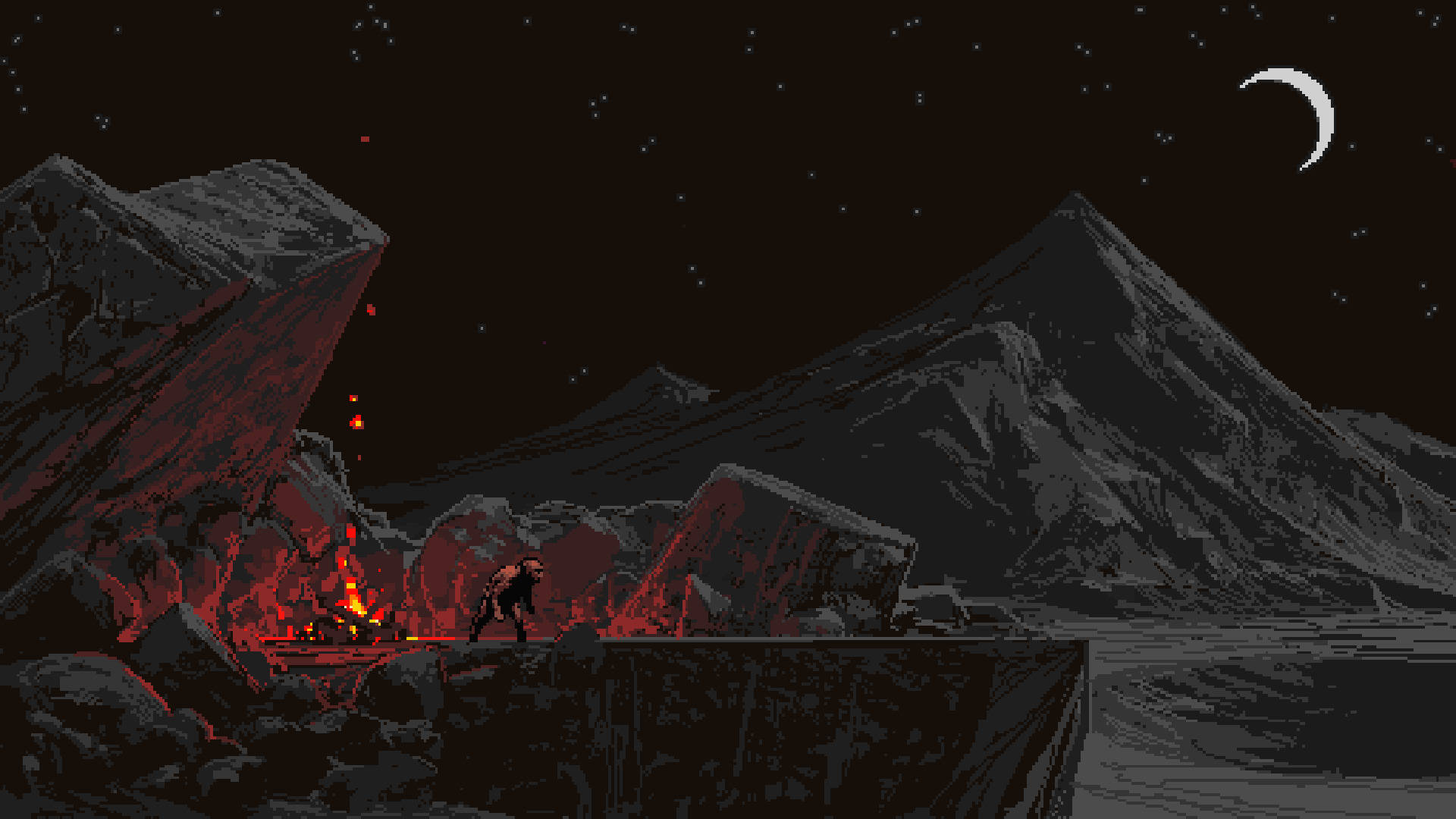 Pixel Nature Wallpaper