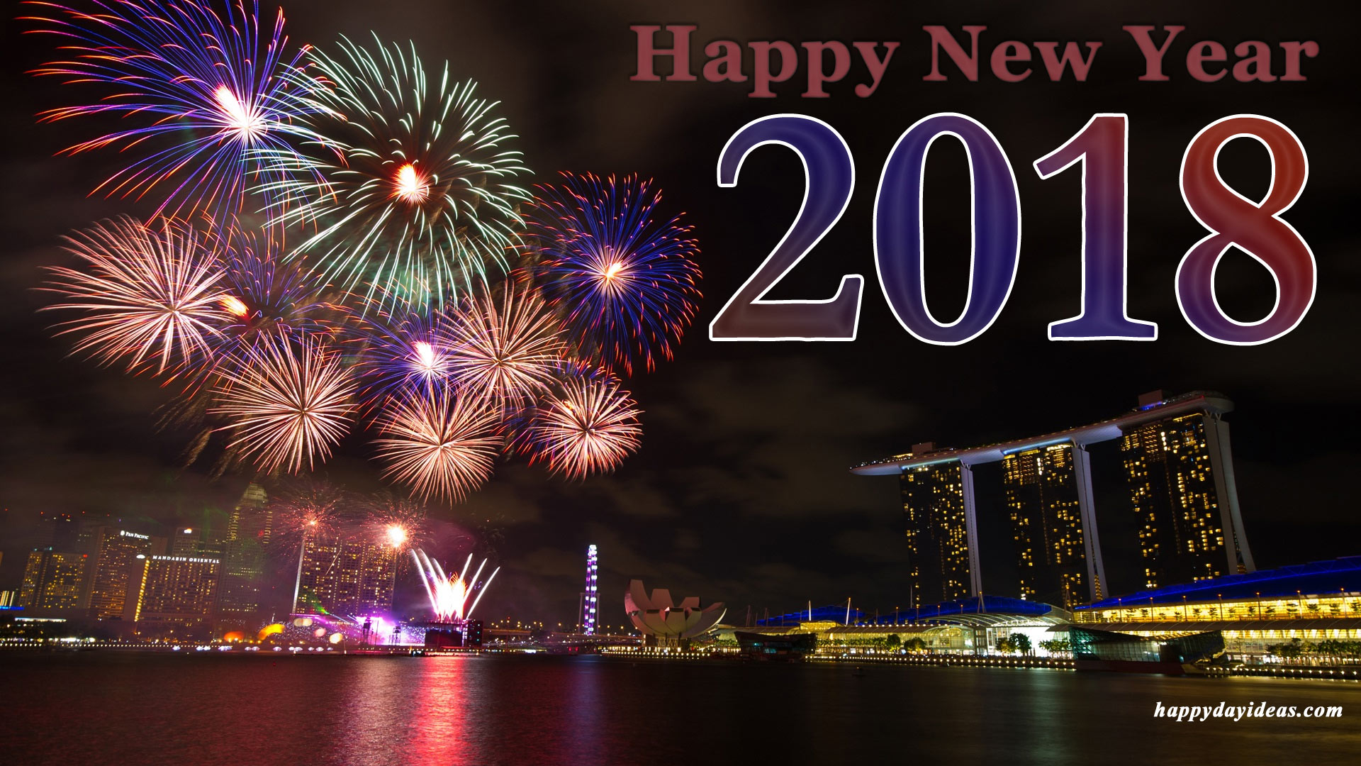 Happy New Year 2018 wallpaper download in HD