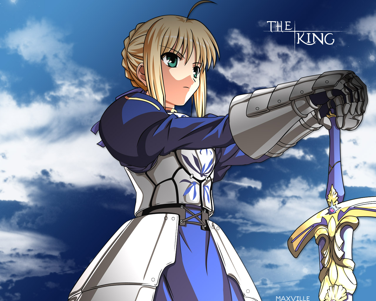 Saber   Fate Stay Night Wallpaper 25737672 1280x1024