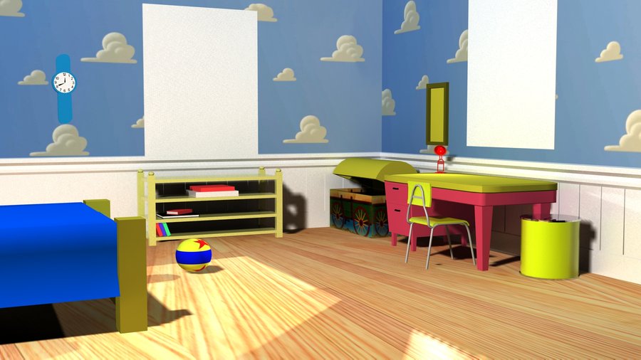 Toy story   Andys Room by alexdarkred