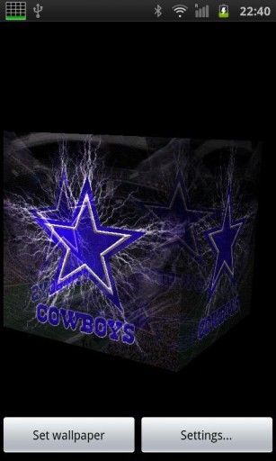 Cowboys Logo Live Wall App For Android
