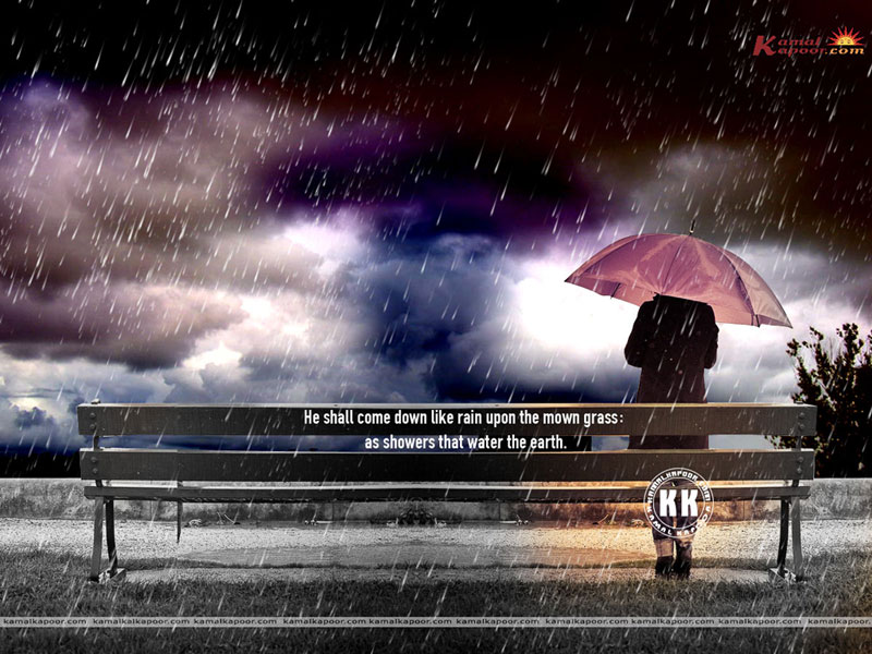Rain Monsoon Season Beautiful Desktop Wallpaper Background