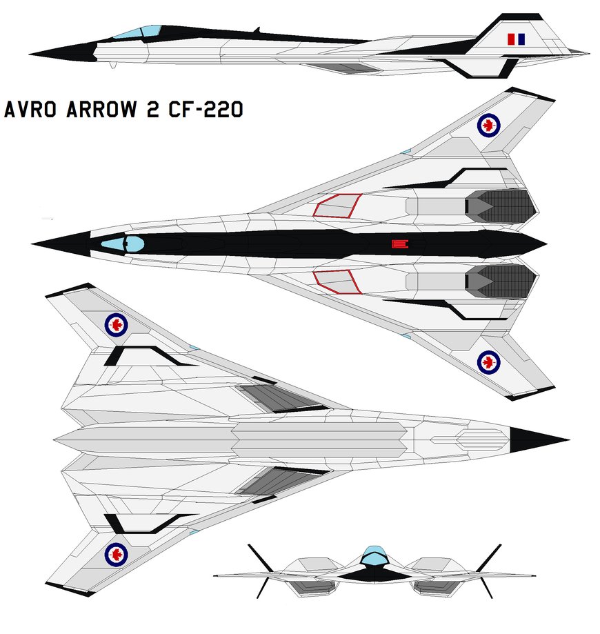 Avro Arrow Cf By Bagera3005