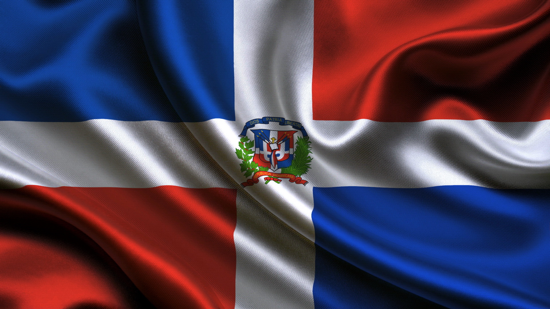 Dominican Flag Wallpaper HD Background