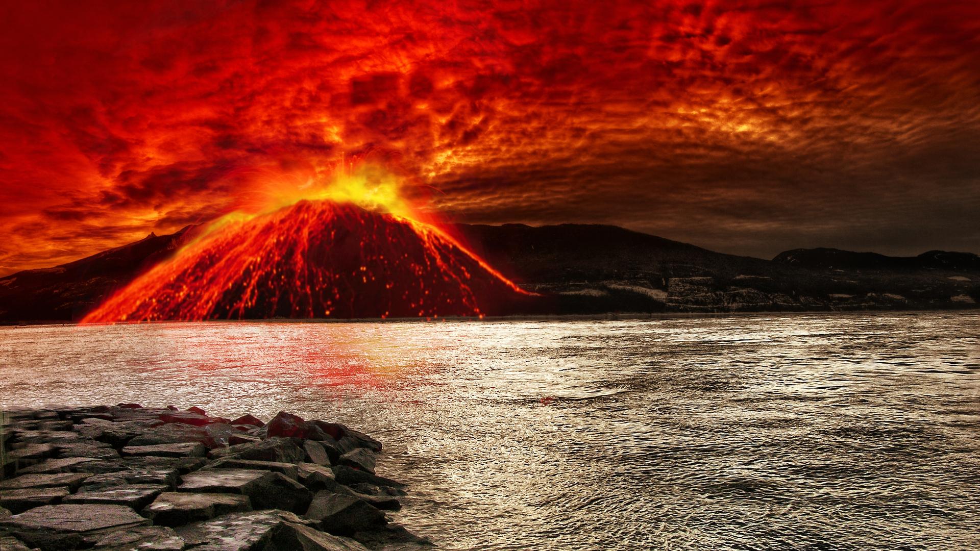 Volcano Eruption Wallpaper