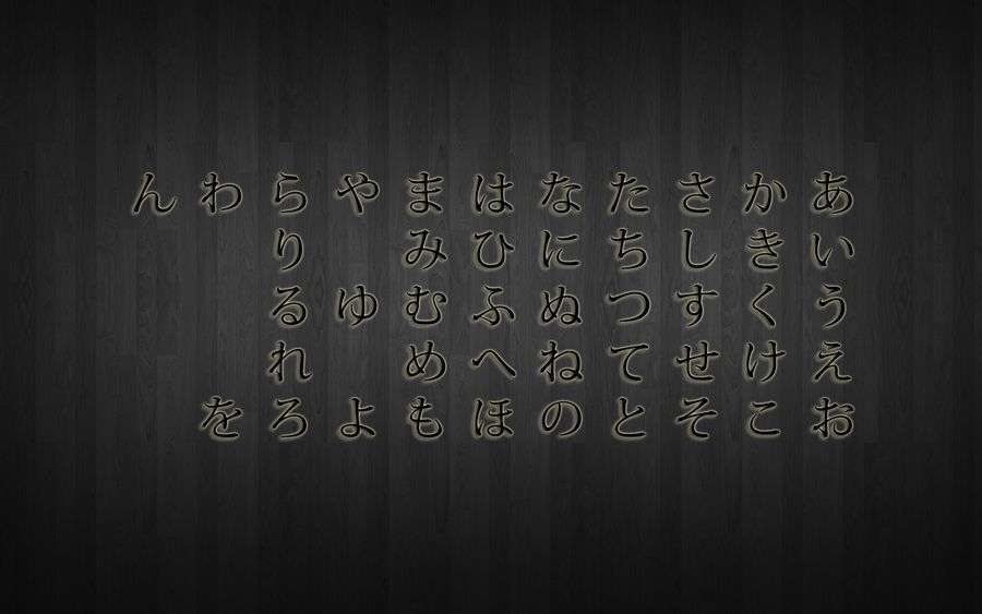 Hiragana Wallpaper By Hugohackenberger