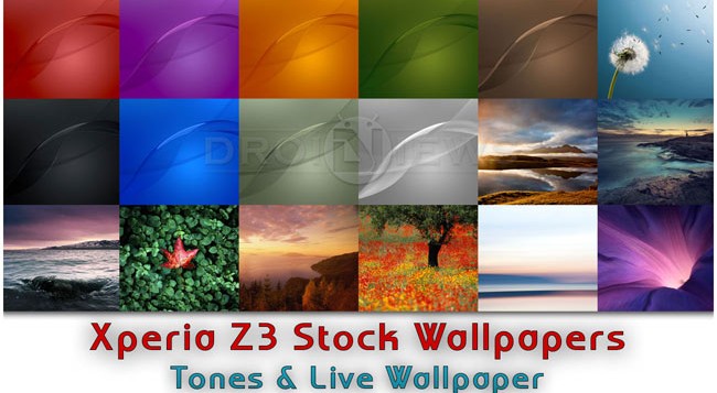Sony Xperia Z3 Stock Wallpaper Tones Live