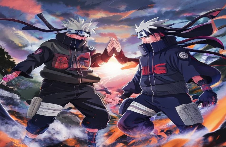 Kakashi And Obito Wallpaper