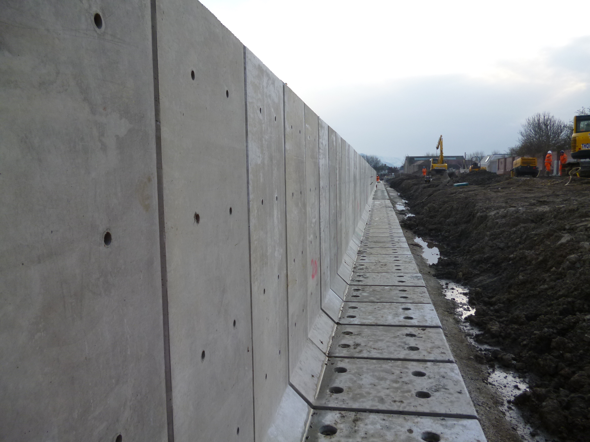 Precast Concrete L Shape Retaining Walls