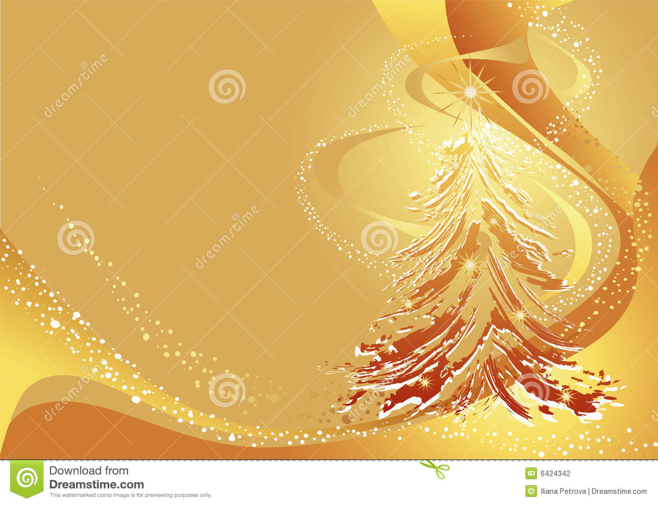 Gold Christmas Tree Background The Art Mad Wallpaper