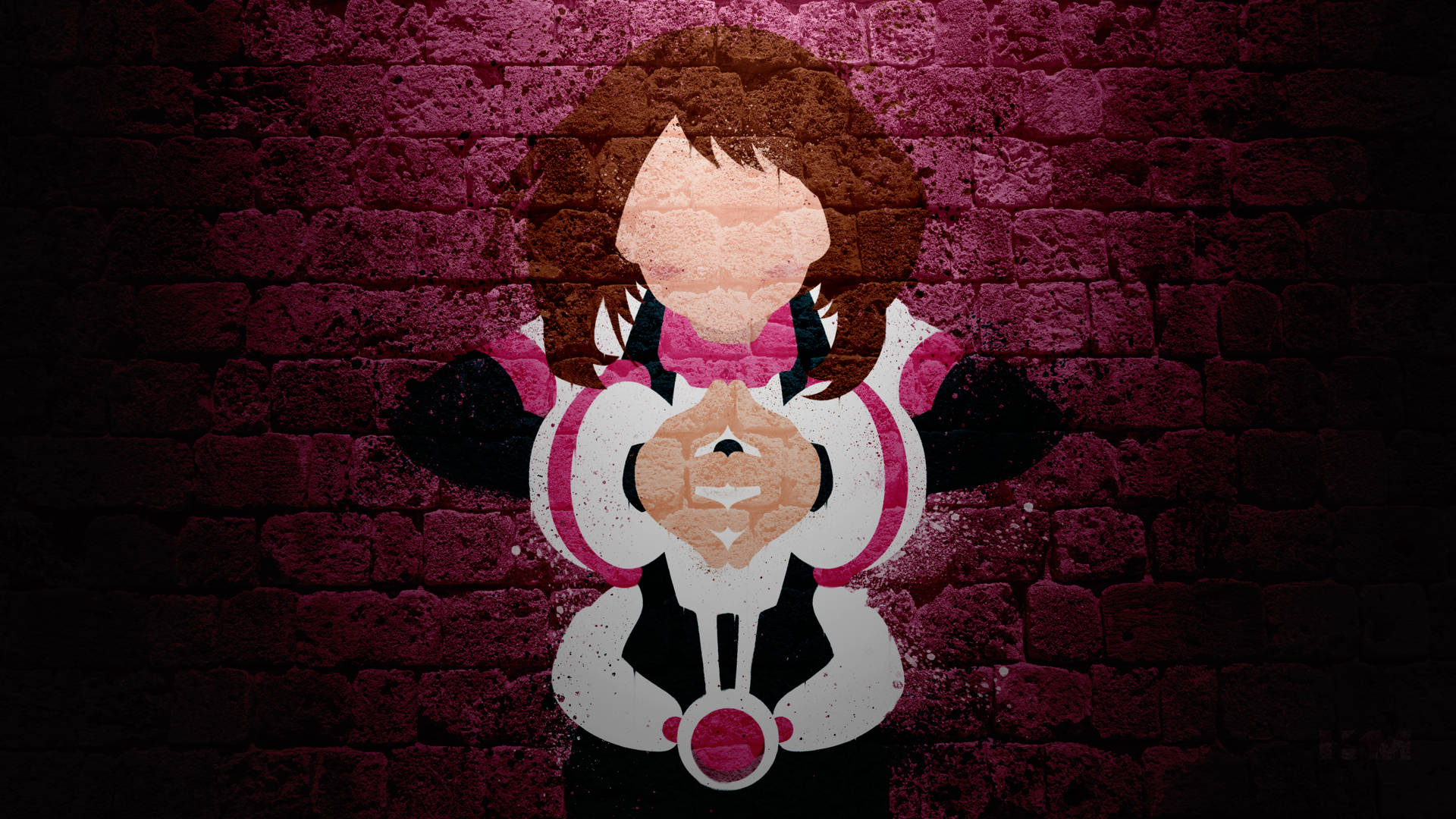 Ochaco Uraraka Pink Wall 09r1j1fjnvx90y31 Wallpaper