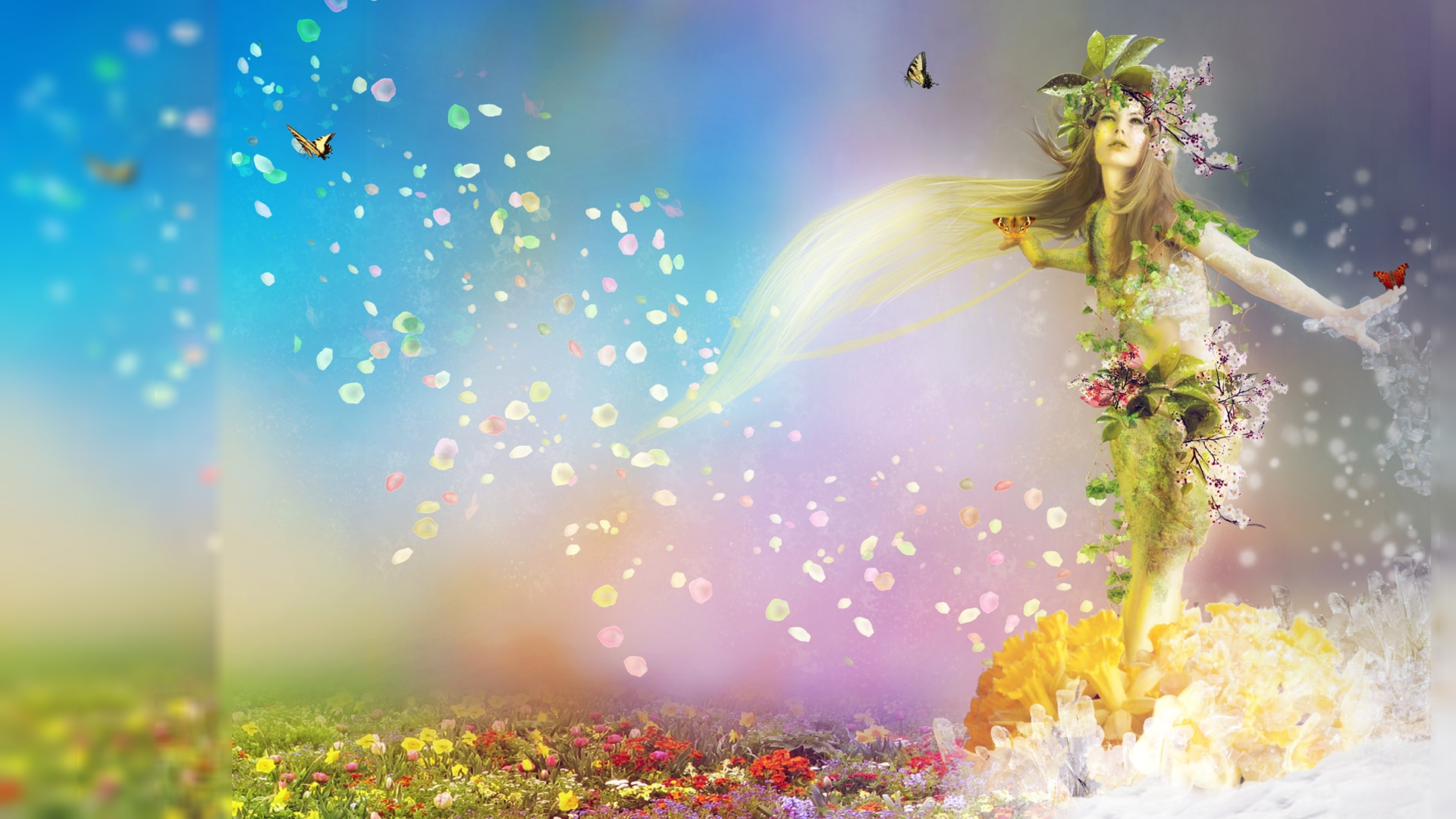 Spring Scenes Wallpaper