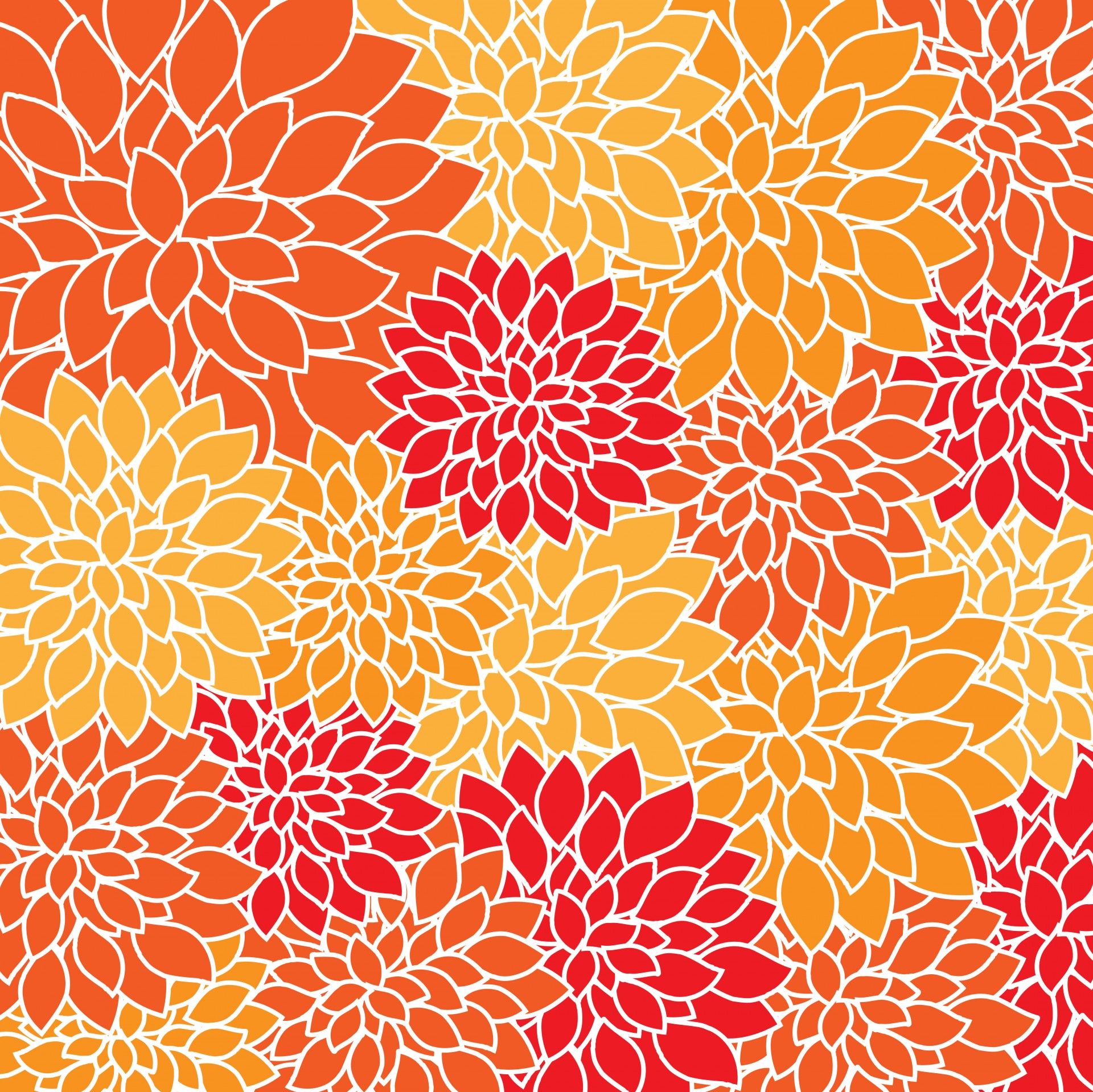 Floral Pattern Wallpaper