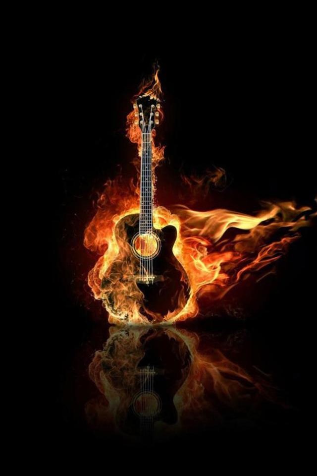 Flaming Guitar Wallpaper Music For iPhone Photos The Benefits Of Using