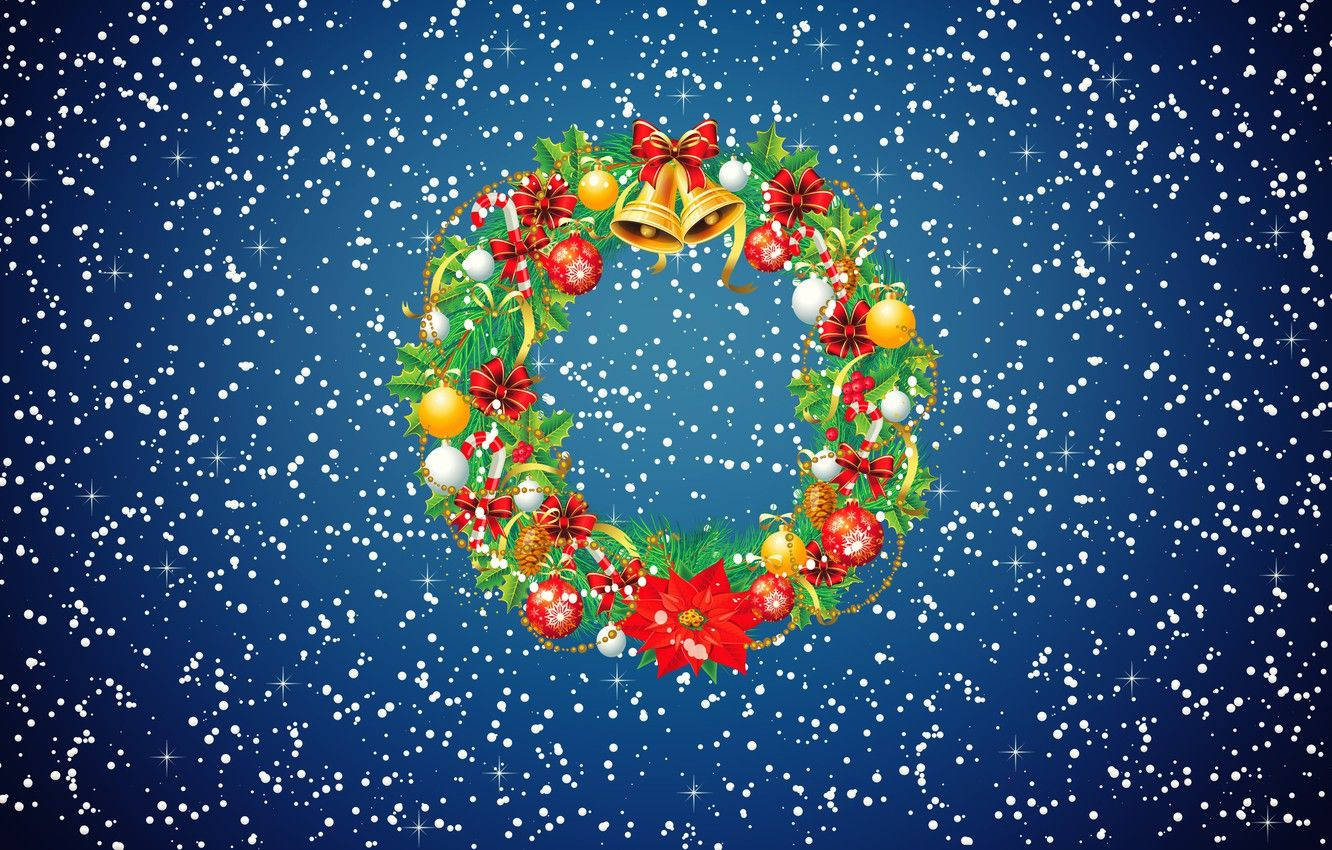 Christmas Wreath Wallpaper