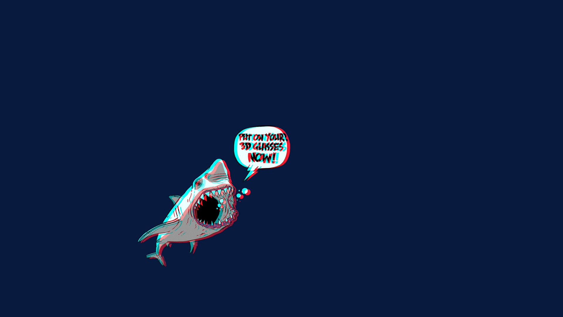 3d Animated Shark Desktop Wallpaper