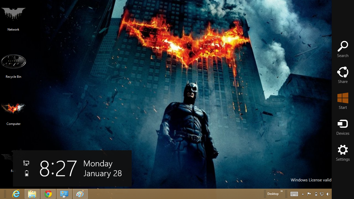 Batman The Dark Knight Rises Theme For Windows 7 And 8 Ouo Themes