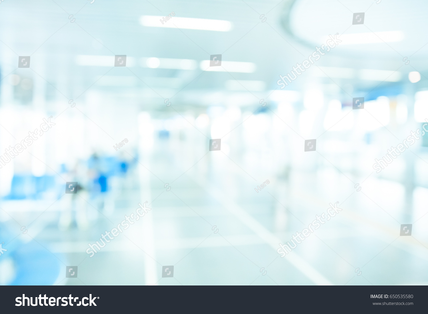 Medical Blurred Background Modern Hospital Clinical Stock Photo