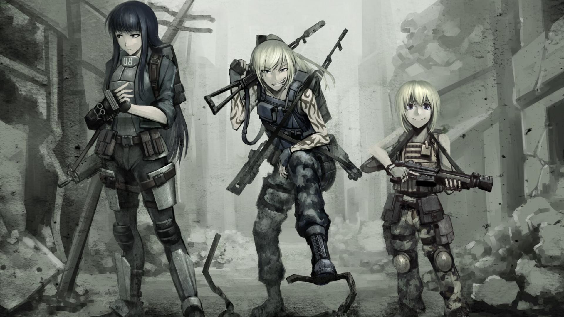 Anime Gun Wallpaper Image