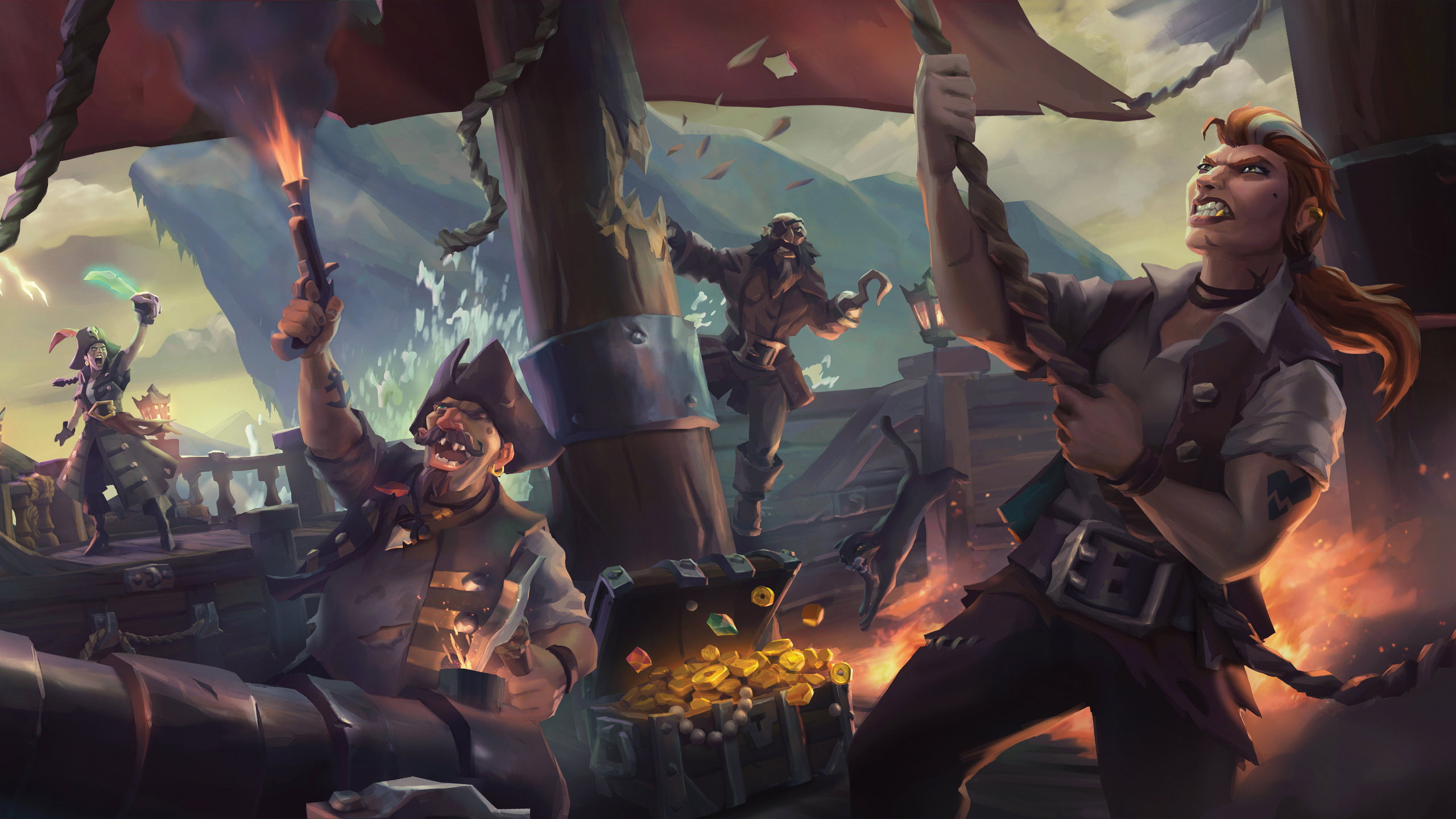 Sea Of Thieves 1440p Resolution HD 4k Wallpaper Image Photos And