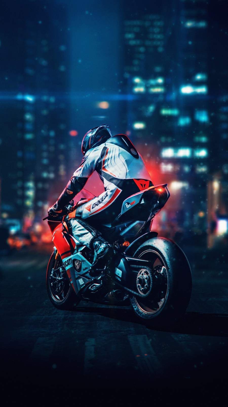 Motorcycle Rider iPhone Wallpaper Moto
