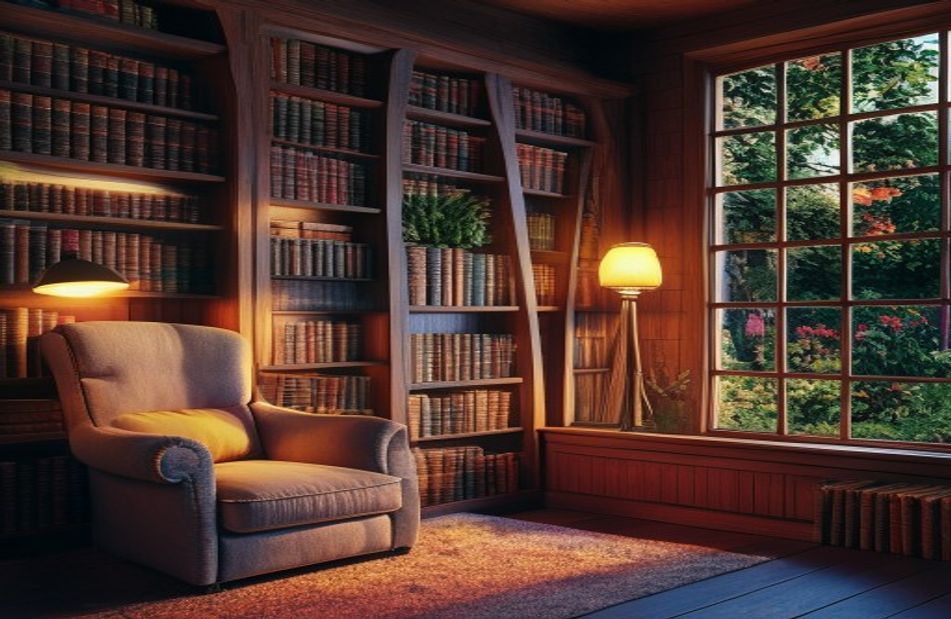 Library Wallpaper Image