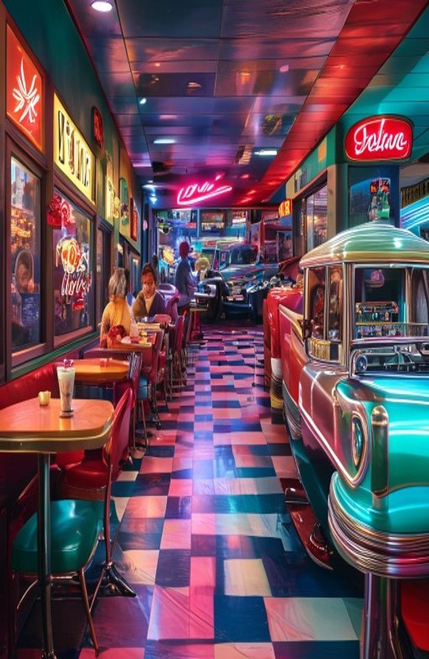 50s Diner Wallpaper