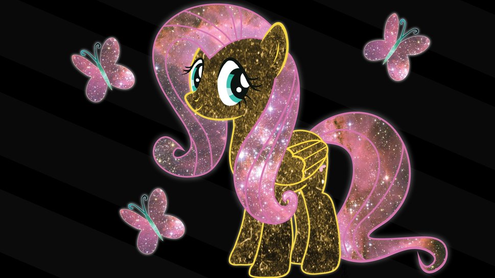 My Little Pony Fluttershy Sparkling Wallpaper