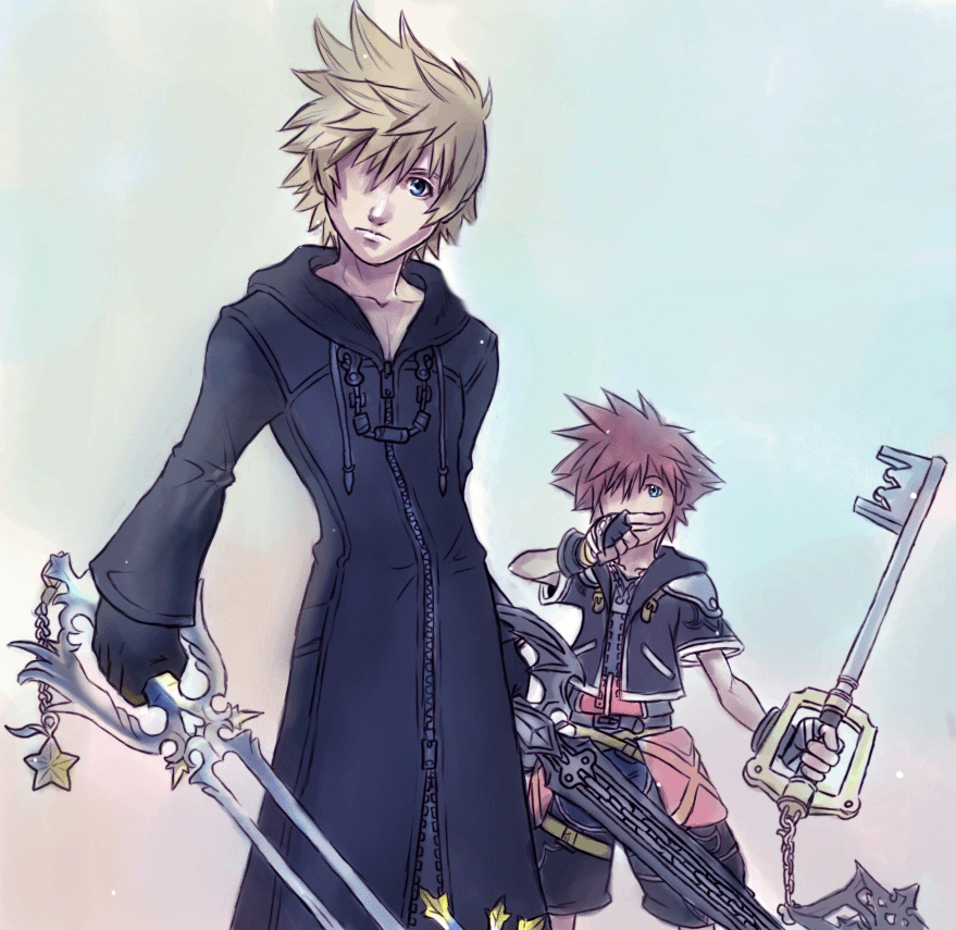 Roxas And Sora Wallpaper By Fluffieball