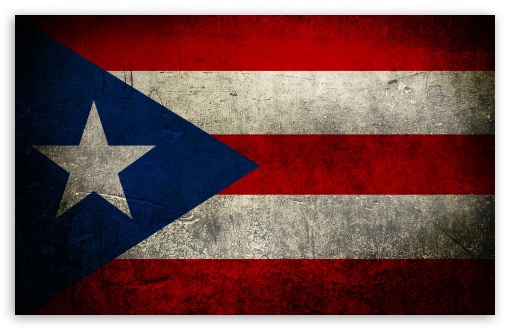Grunge Flags Of Puerto Rico HD Wallpaper For Wide Widescreen