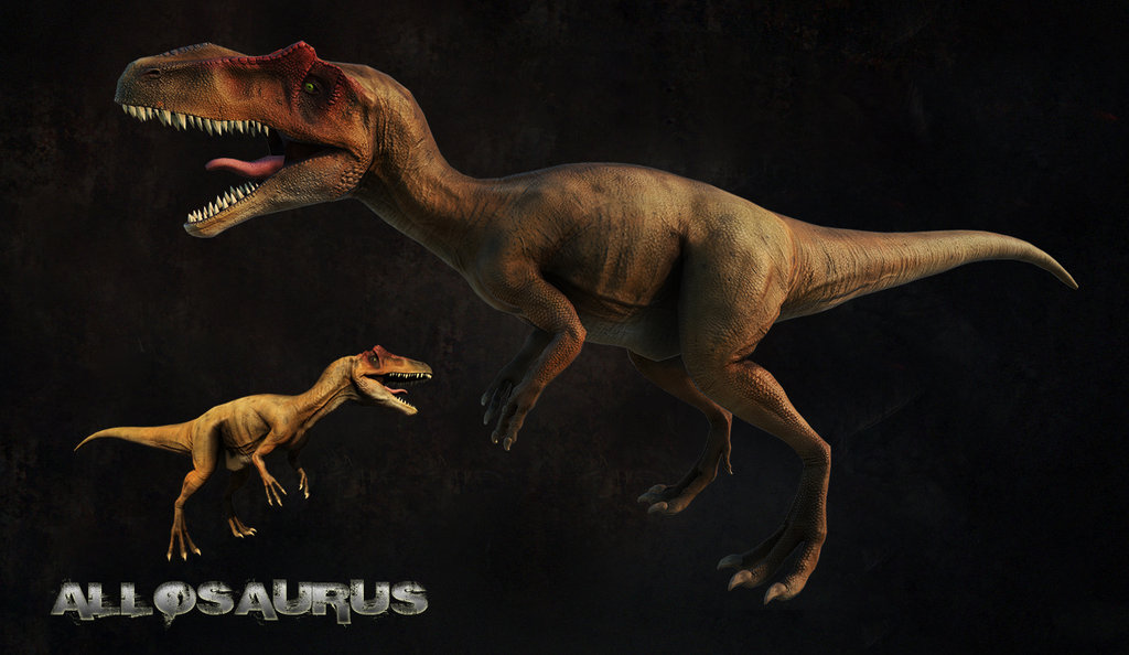 Allosaurus Beauty Render 3d By Akiratang
