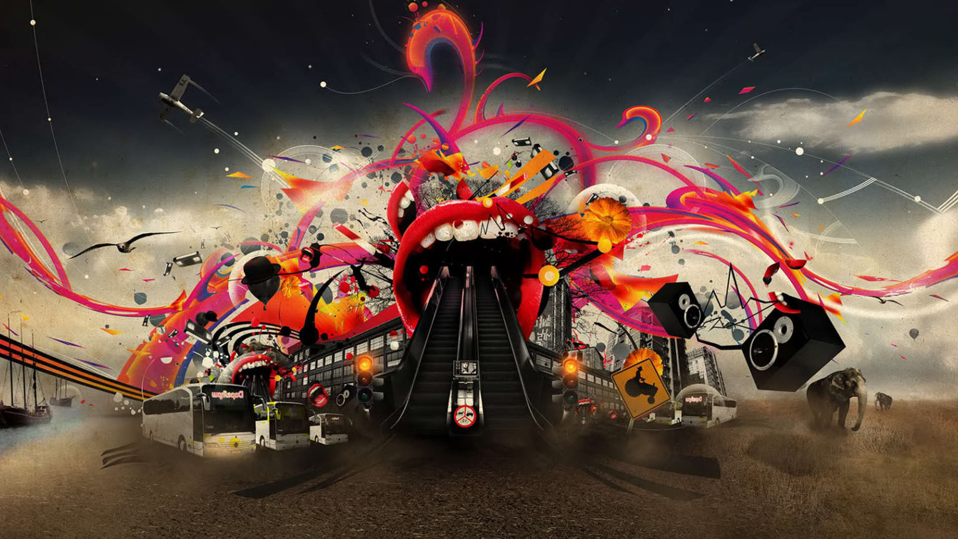 Music Abstract Background Wallpaper