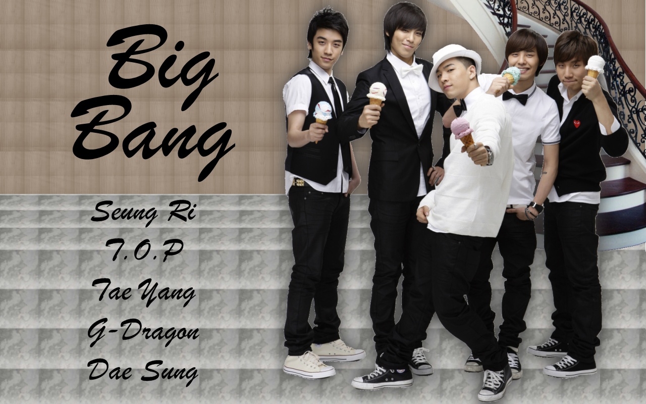Korean Group Idols Bang Big
