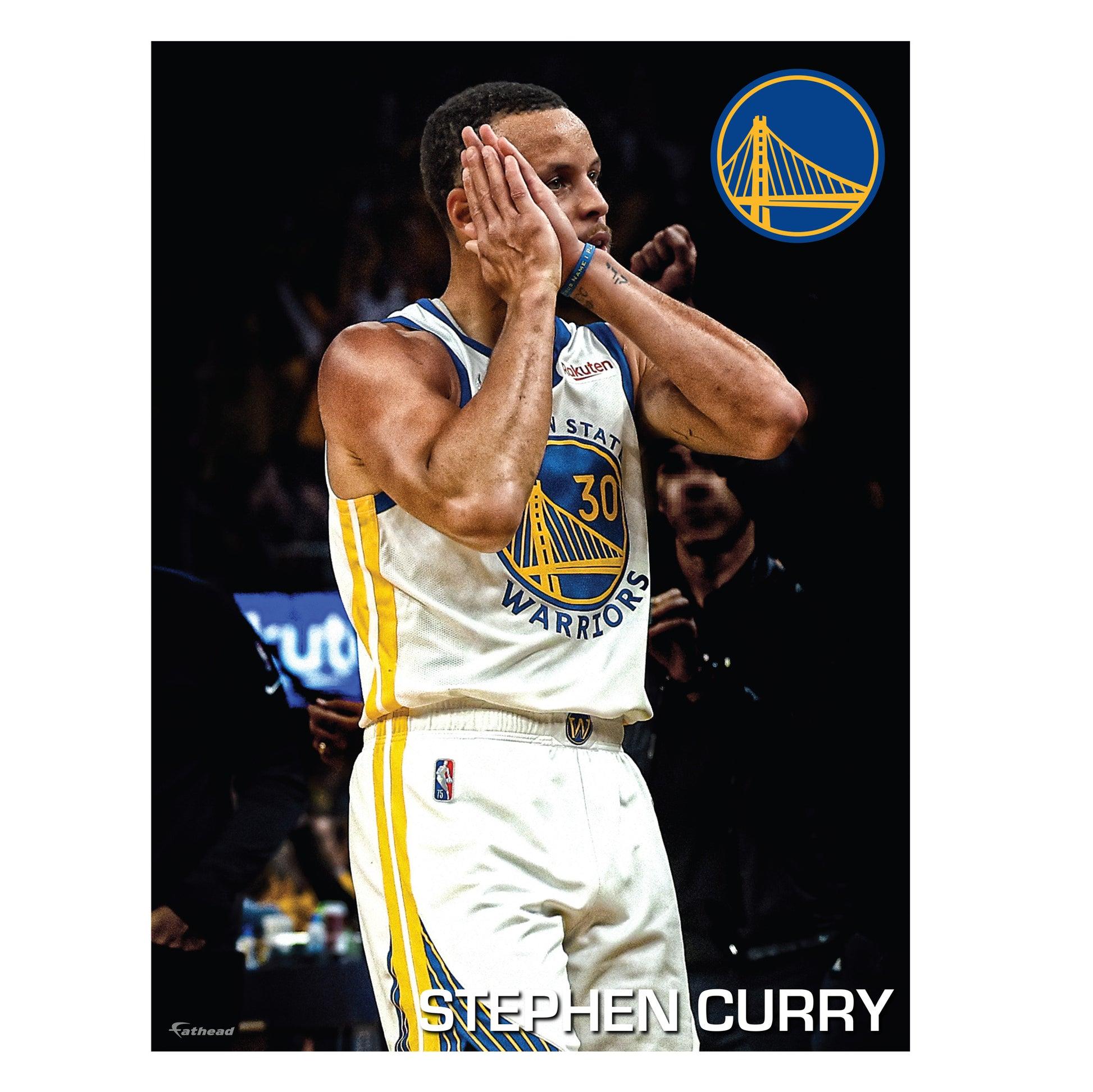 Golden State Warriors Stephen Curry Night Poster
