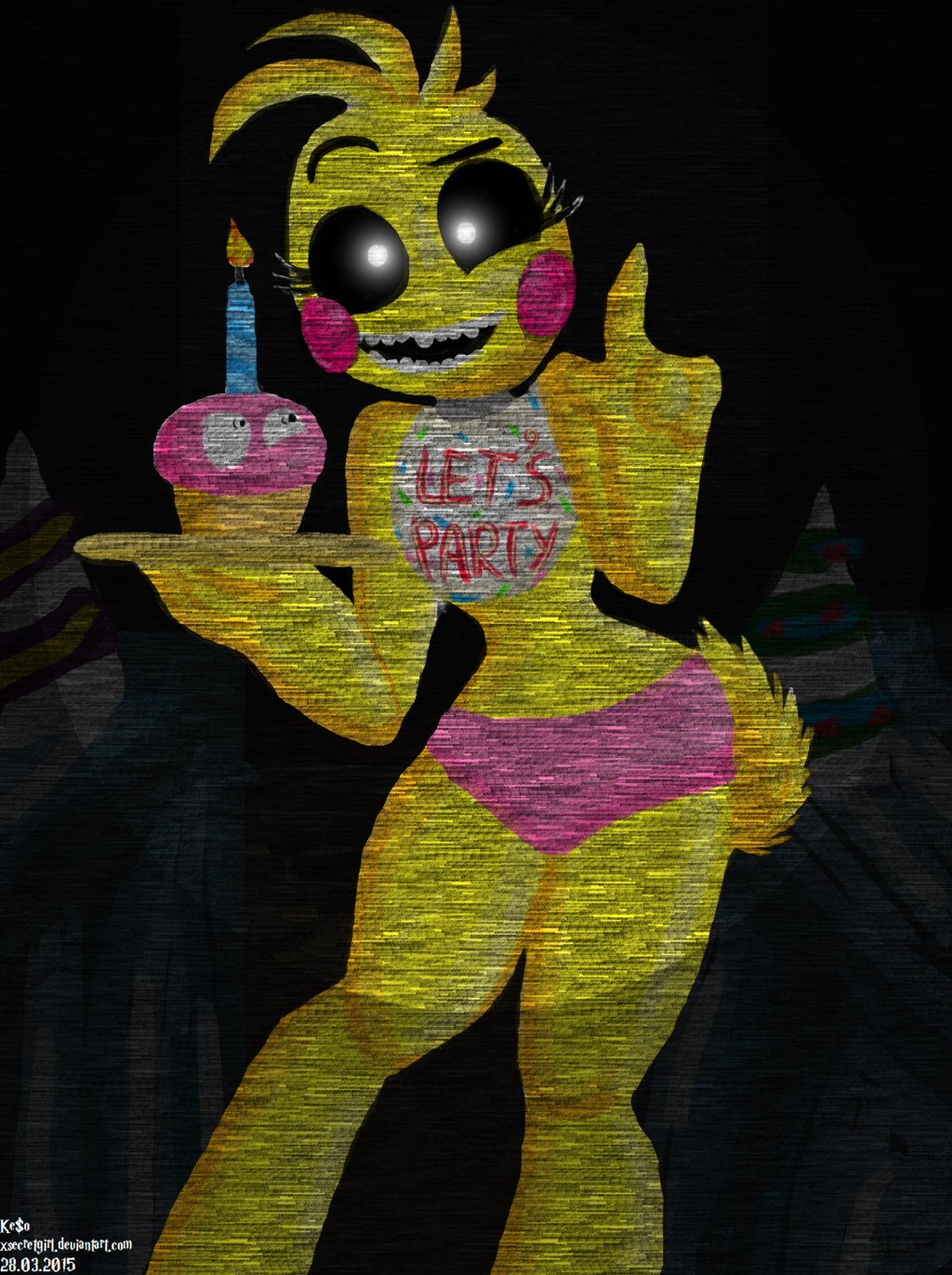 Related Wallpaper Fnaf Chica By Coretoon