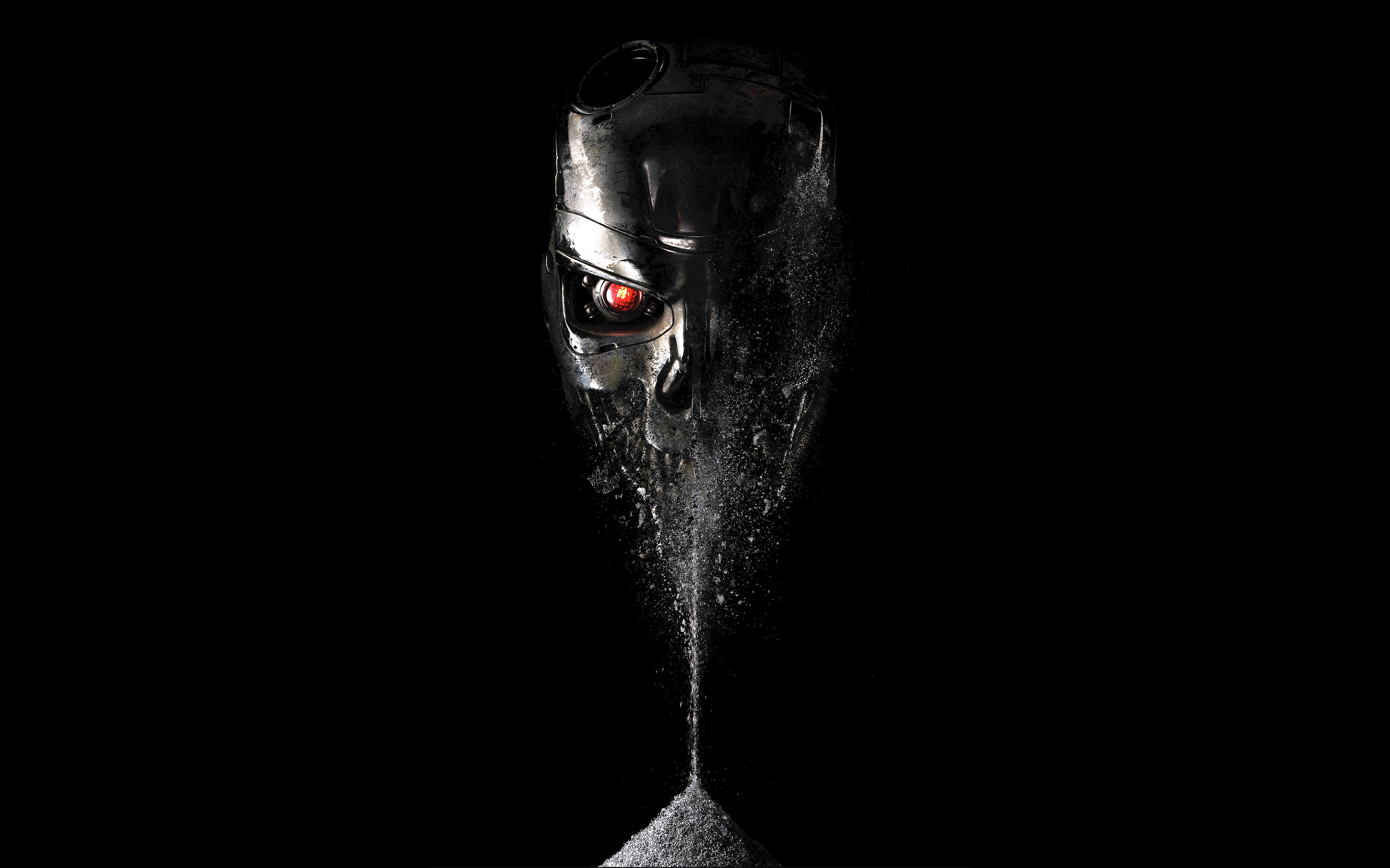 Wallpaper Terminator Genesis Genisys Black Background