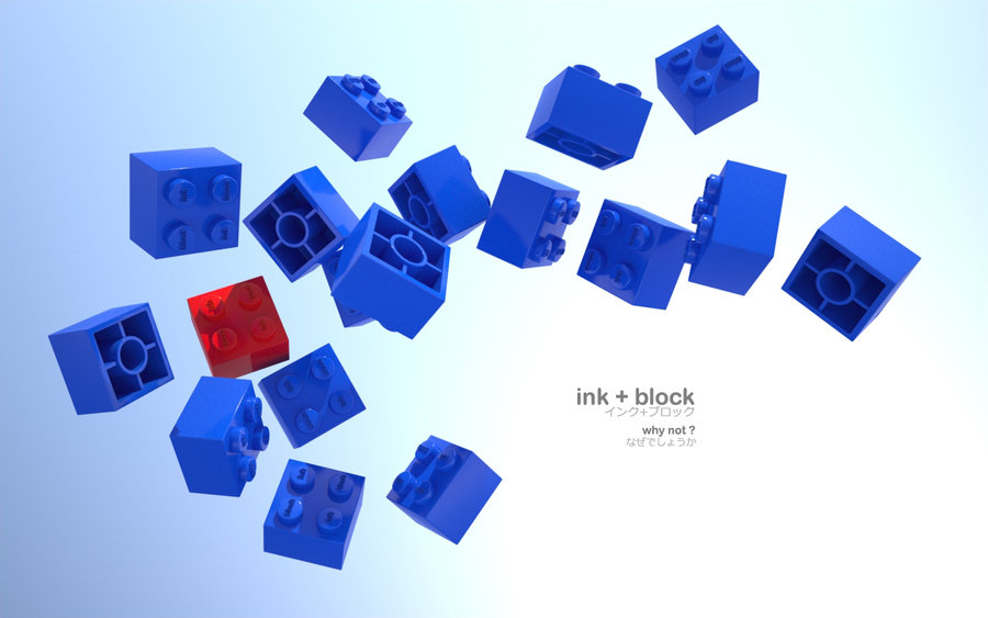 Lego Blocks Wallpaper Ink Block By