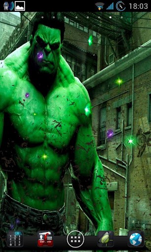 Bigger Hulk Avengers Live Wallpaper For Android Screenshot