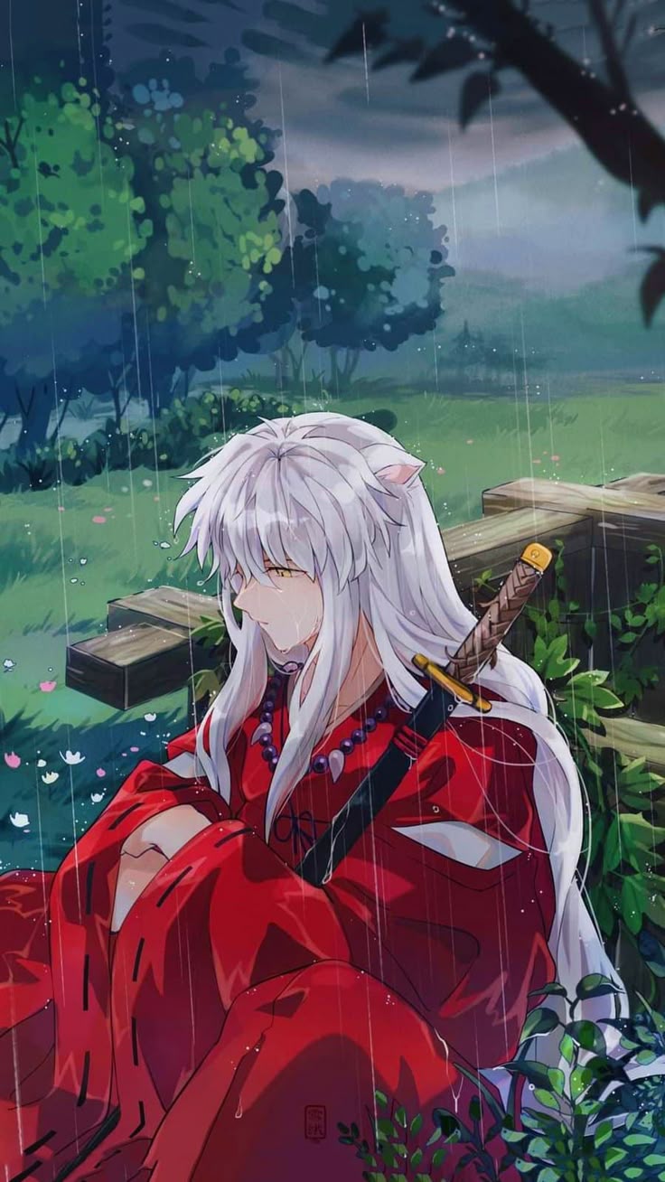 Inuyasha And Kikyo Love Kagome Higurashi Wallpaper iPhone