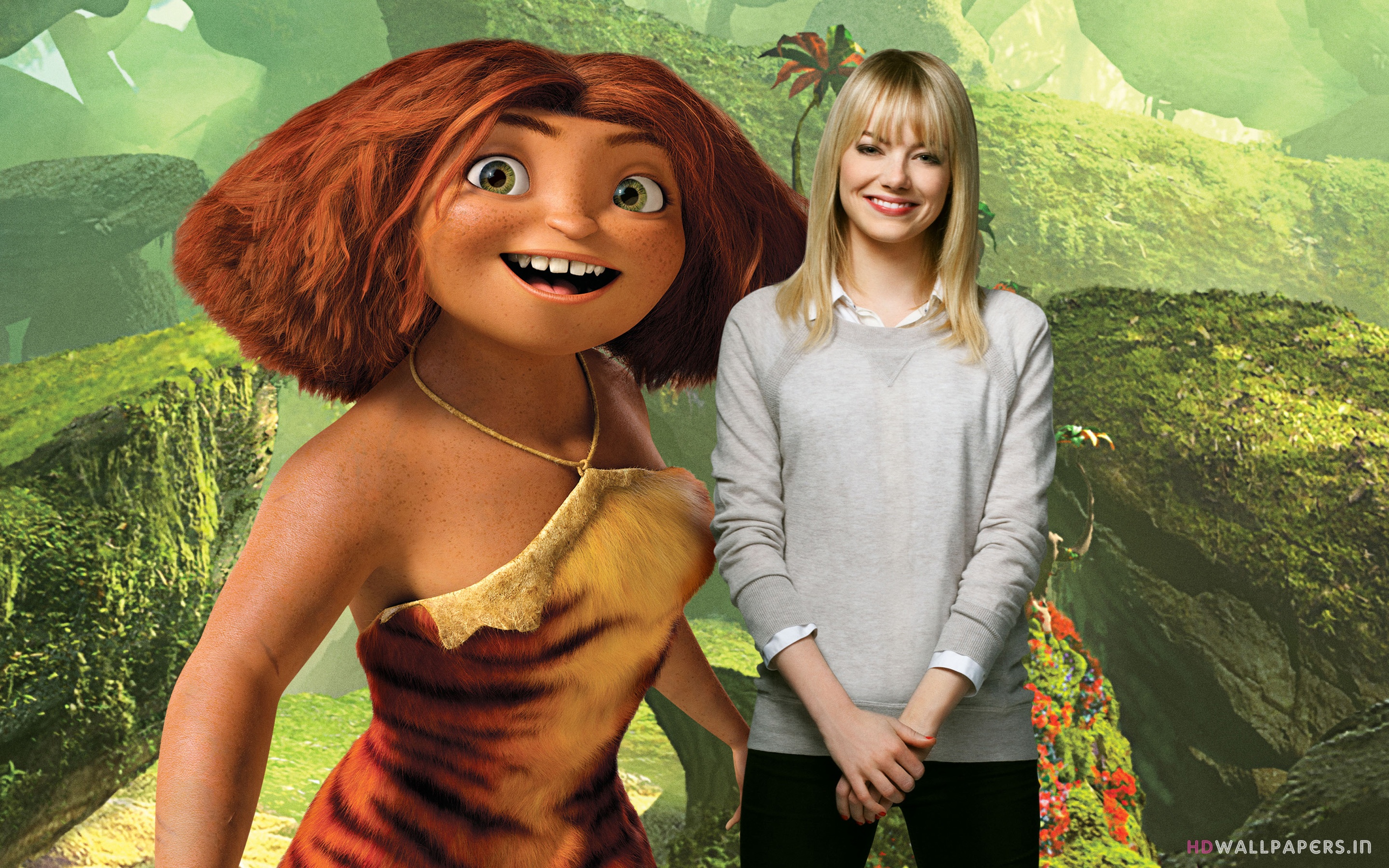 Emma Stone As Eep All For Desktop