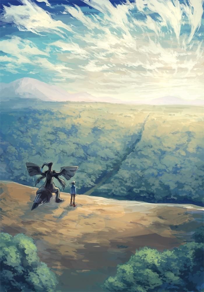 Unova S Savior And The Dragon Of Ideals Pokemon Background