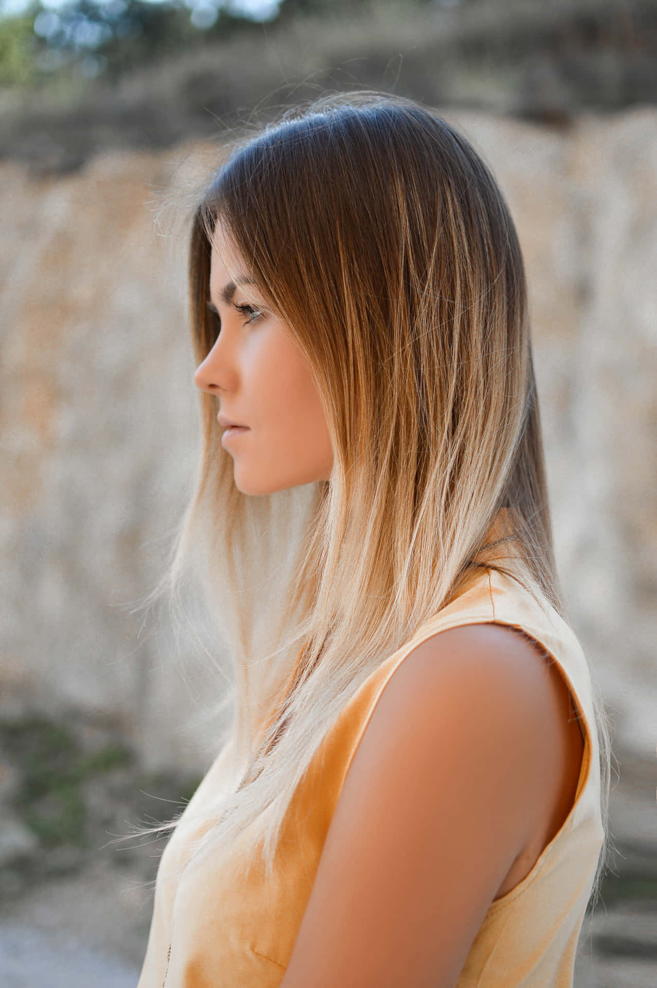 Woman Profile Wallpaper