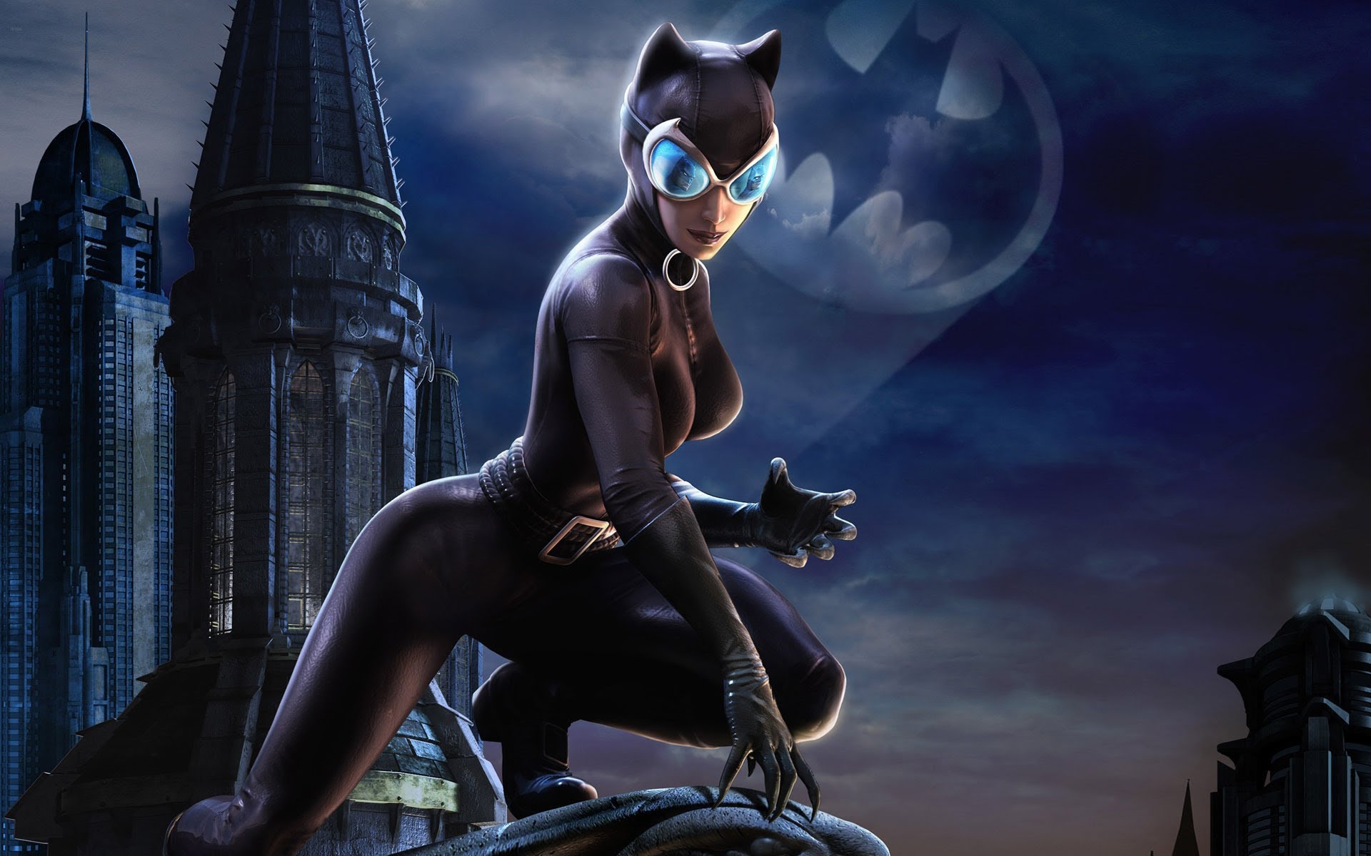 Batman Arkham City Catwoman Suits Skins Gameplay Impressions