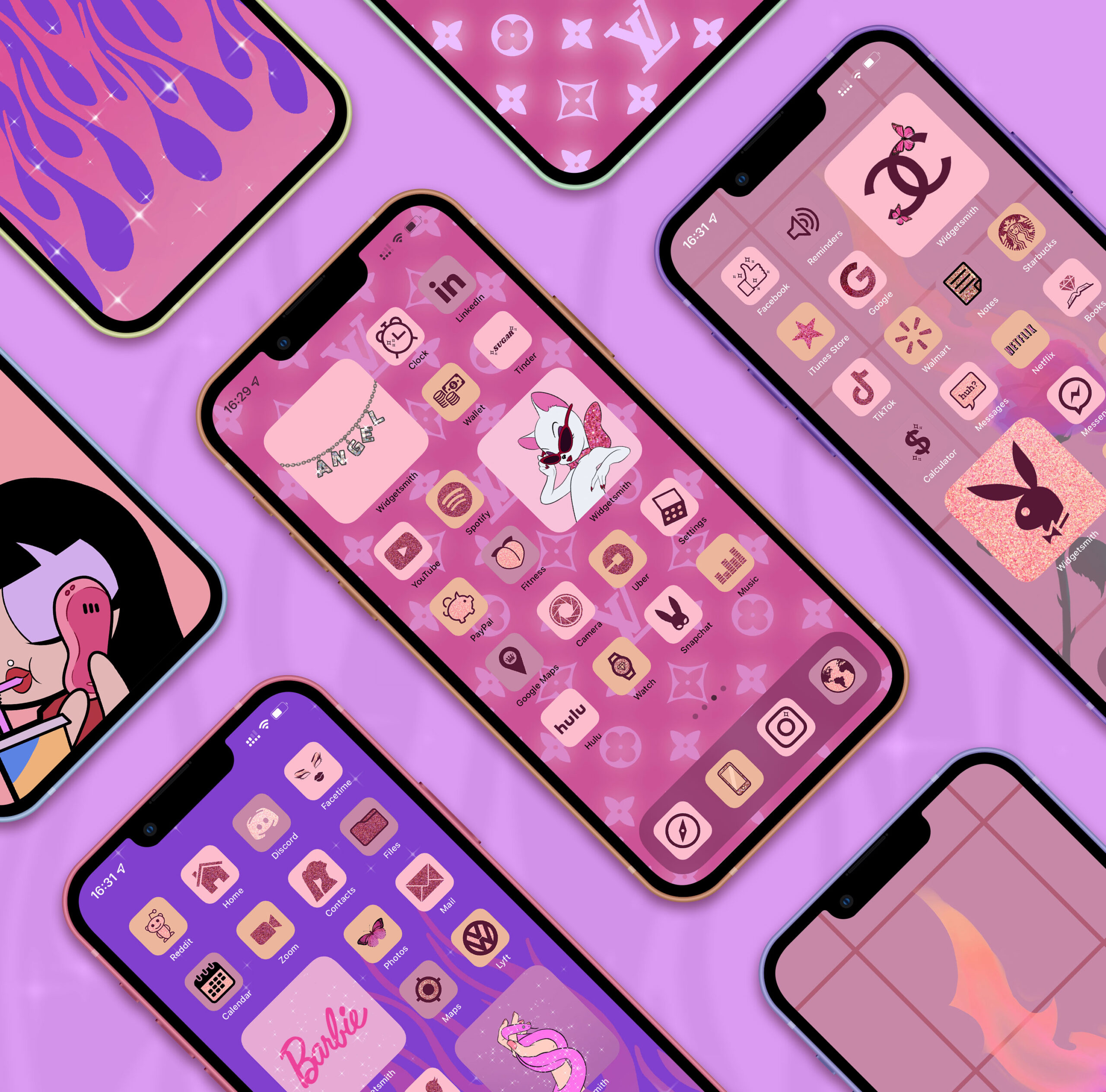 Bạn đang tìm kiếm một hình nền app thẩm mỹ xinh đẹp và đầy phong cách để làm mới giao diện iOS 14 của mình? Pink Baddie Aesthetic chính là giải pháp hoàn hảo cho bạn. Với gam màu hồng tươi tắn, nét vẽ tinh tế và độ chuyên nghiệp, hình nền sẽ giúp cho màn hình của bạn trở nên nổi bật và cuốn hút hơn bao giờ hết.